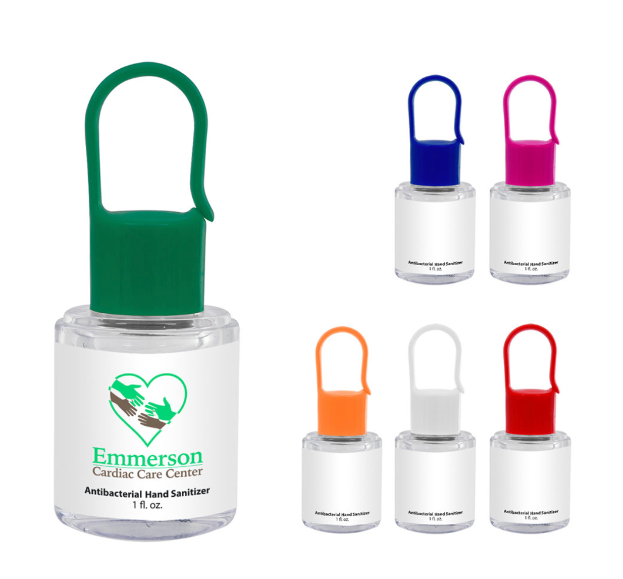 1 oz Hand Sanitizer with Carabiner
