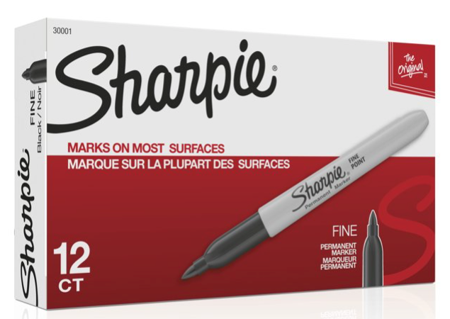 Sharpie Permanent Markers, Fine Point