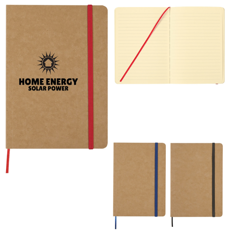 5" x7" Eco Inspired Strap Notebook