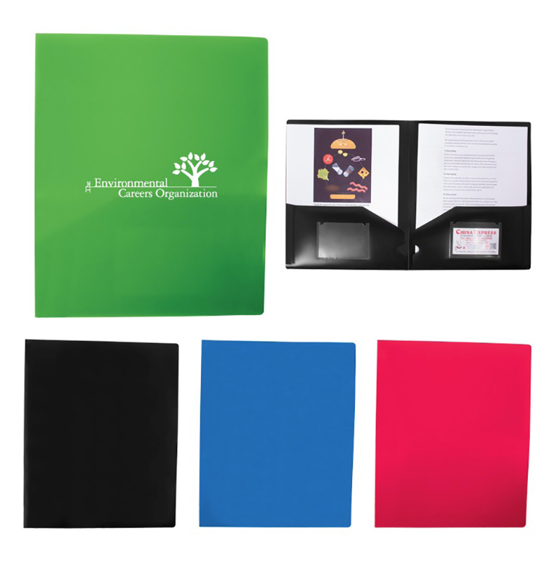 Polypropylene 2 Pocket Folder
